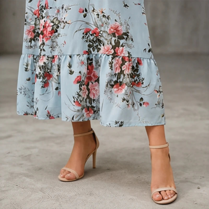 Limisol Maxi Dress - Lake Blue - maxi dress - Michael Verde - Image 3