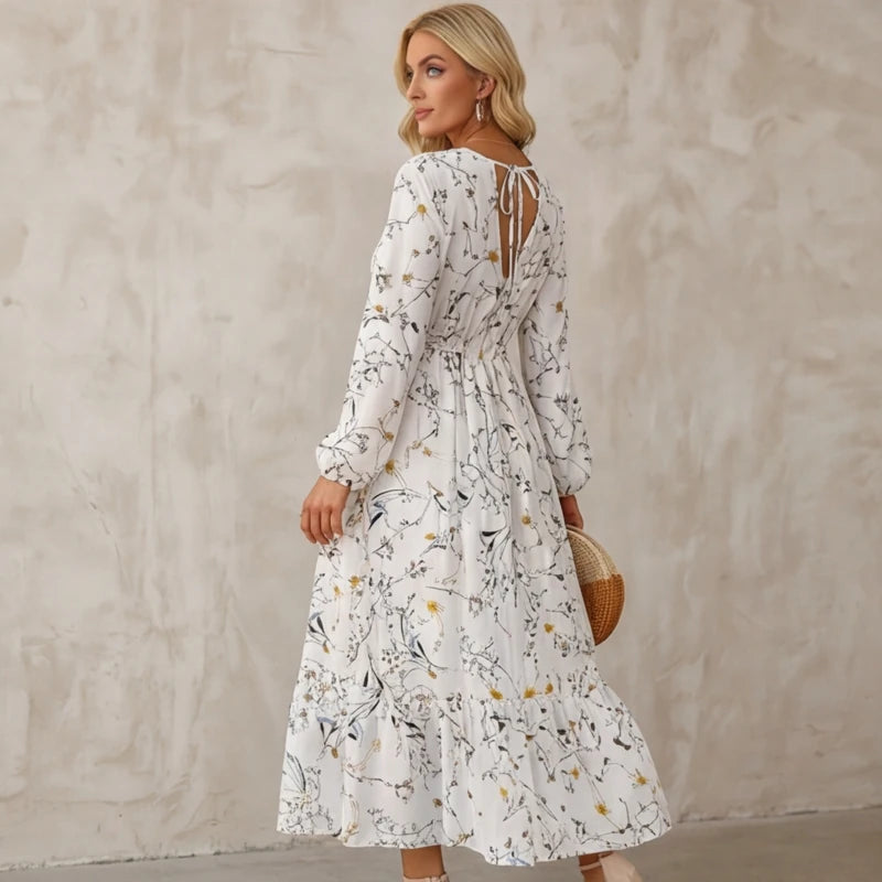 Limisol Maxi Dress - Milky White - maxi dress - Michael Verde - Image 3