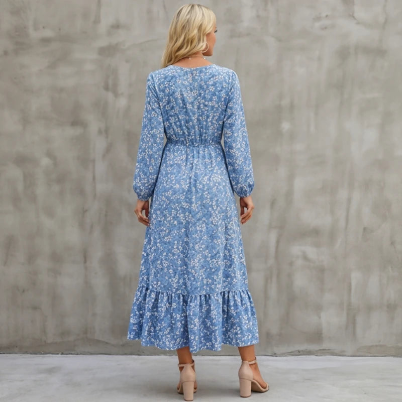 Limisol Maxi Dress - Sapphire Blue - maxi dress - Michael Verde - Image 3