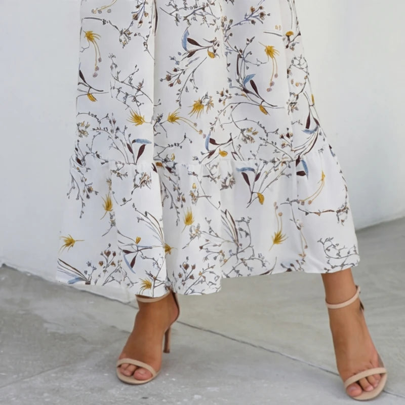 Limisol Maxi Dress - Milky White - women's dress - Michael Verde - Image 2