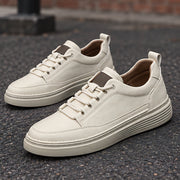 Alderic Men's Leather Dress Sneakers - White - Men's Footwear > Sneakers > Dress Sneakers - Michael Verde - Image 3