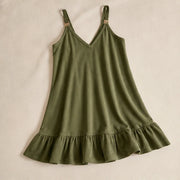 Arrabella V-Neck Mini Dress - Green - summer dress - Michael Verde - Image 4