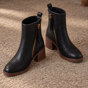 Avalon Women's Leather Ankle Boots - Black - Women's Shoes - Michael Verde - Image 3