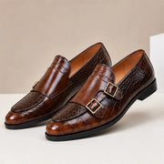 Avenel Formal Leather Loafers - Brown - formal loafers - Michael Verde - Image 3