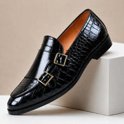 Avenel Formal Leather Loafers - Black - formal loafers - Michael Verde - Image 3