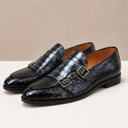 Avenel Formal Leather Loafers - Silver - formal loafers - Michael Verde - Image 3