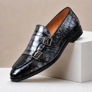 Avenel Formal Leather Loafers - Silver - genuine leather - Michael Verde - Image 4