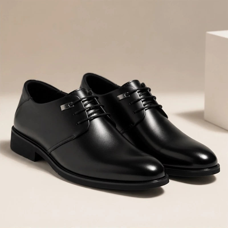 Berwick Leather Derby Shoes - Black - mens shoes - Michael Verde - Image 2