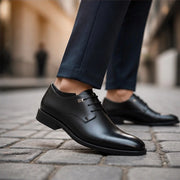 Berwick Leather Derby Shoes - Black - male - Michael Verde - Image 4