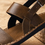 Bridlington Leather Sandals - Brown - men's sandals - Michael Verde - Image 2