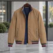 Conrad Men's Reversible Harrington Jacket - Khaki - Department: Men - Michael Verde - Image 3