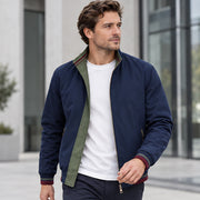 Conrad Men's Reversible Harrington Jacket - Blue - Catalog Group: Clothing - Michael Verde - Image 2