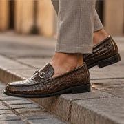 Ellard Leather Loafers - Coffee Brown - men's loafers - Michael Verde - Image 2