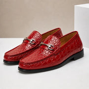 Ellard Leather Loafers - Red - leather loafers - Michael Verde - Image 3