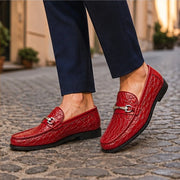 Ellard Leather Loafers - Red - men's loafers - Michael Verde - Image 2