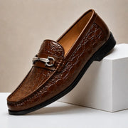 Ellard Leather Loafers - Brown - cowhide leather - Michael Verde - Image 4