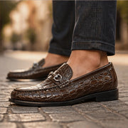 Ellard Leather Loafers - Coffee Brown - Shoes - Michael Verde - Image 1