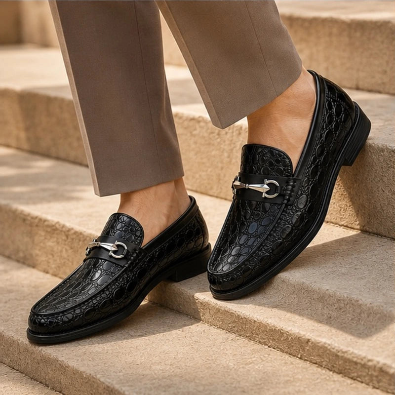 Ellard Leather Loafers - Black - men's loafers - Michael Verde - Image 2