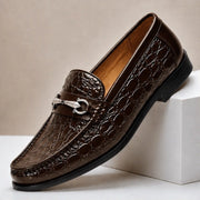 Ellard Leather Loafers - Coffee Brown - cowhide leather - Michael Verde - Image 4