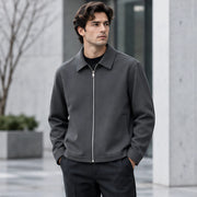 Ellery Men's Textured Woven Zip Jacket - Dark Gray - Men's Clothing > Outerwear > Zip Jackets - Michael Verde - Image 1