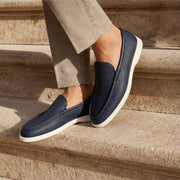 Fairmont Leather Loafers - Navy - Shoes - Michael Verde - Image 3