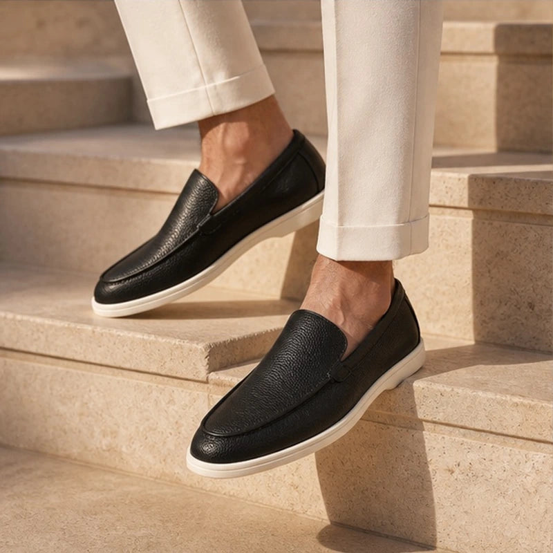 Fairmont Leather Loafers - Black - Shoes - Michael Verde - Image 3