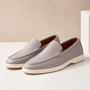 Fairmont Leather Loafers - Gray - mens shoes - Michael Verde - Image 2