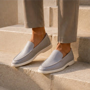 Fairmont Leather Loafers - Gray - Shoes - Michael Verde - Image 3