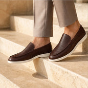 Fairmont Leather Loafers - Dark Brown - Shoes - Michael Verde - Image 3