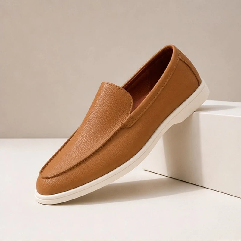 Fairmont Leather Loafers - Brown - Men's Footwear > Loafers - Michael Verde - Image 1