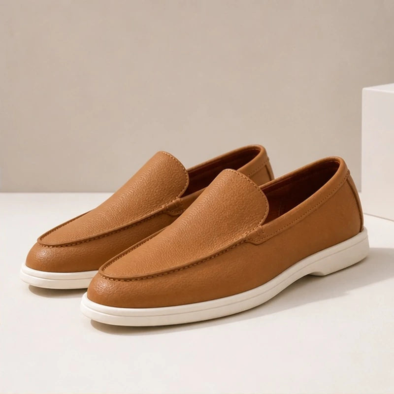 Fairmont Leather Loafers - Brown - mens shoes - Michael Verde - Image 2