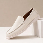 Fairmont Leather Loafers - White - Men's Footwear > Loafers - Michael Verde - Image 1