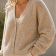 Freya Plush Knit Cardigan - Fur - Department: Women - Michael Verde - Image 3