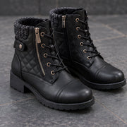 Halina Women's Leather Ankle Boots - Black - Shoes - Michael Verde - Image 2
