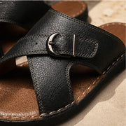 Harveton Leather Sandals - Black - women's sandals - Michael Verde - Image 2