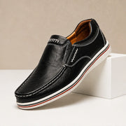 Hatfield Leather Loafers - Black - Shoes - Michael Verde - Image 1