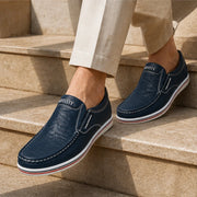 Hatfield Leather Loafers - Deep Blue - loafers - Michael Verde - Image 3
