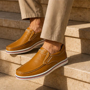 Hatfield Leather Loafers - Tobacco - loafers - Michael Verde - Image 3