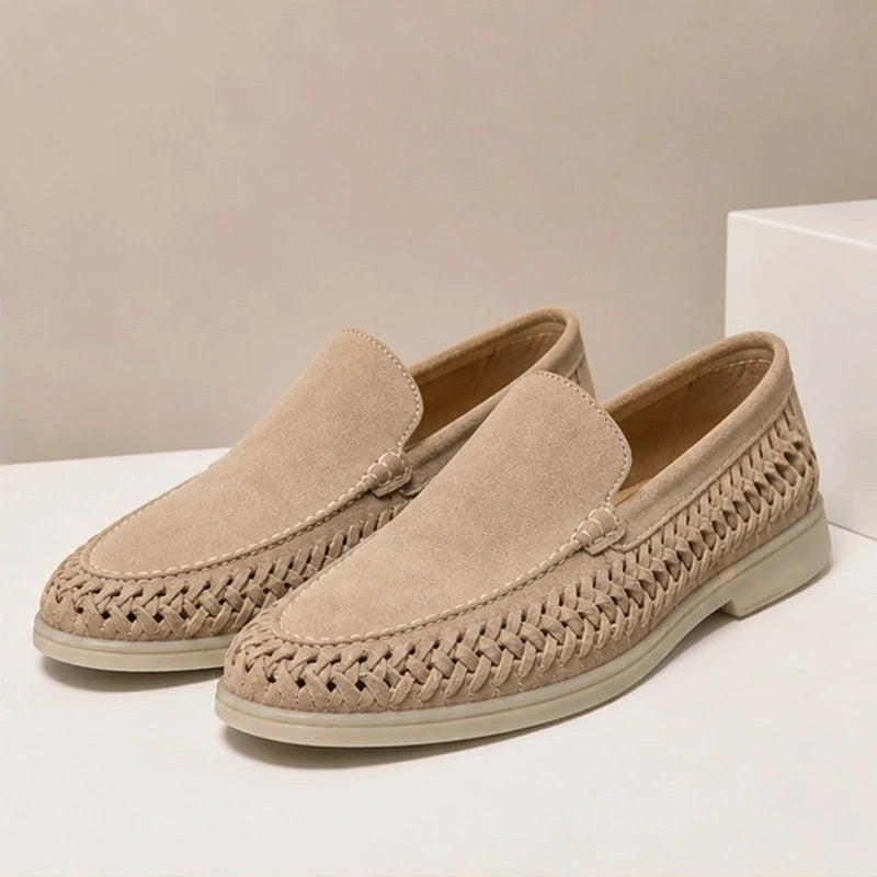 Hatherleigh Suede Loafers - Sand - mens shoes - Michael Verde - Image 2
