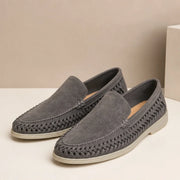Hatherleigh Suede Loafers - Gray - mens shoes - Michael Verde - Image 2