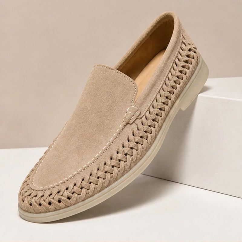 Hatherleigh Suede Loafers - Sand - Shoes - Michael Verde - Image 3
