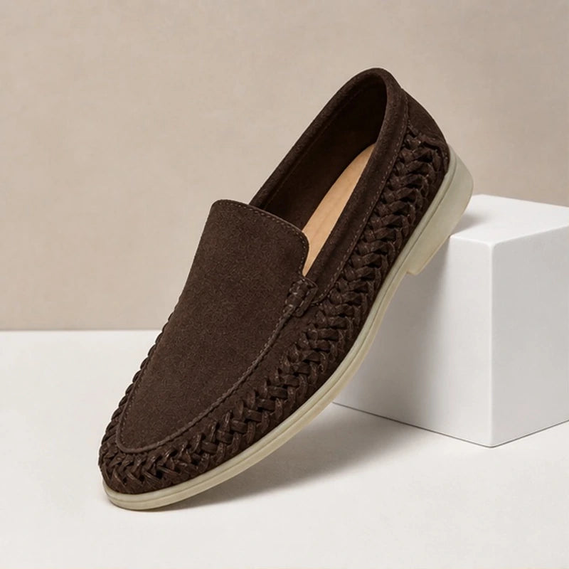 Hatherleigh Suede Loafers - Dark Brown - Shoes - Michael Verde - Image 3