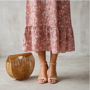 Limisol Maxi Dress - Dusty Rose - women's dress - Michael Verde - Image 2