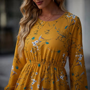 Limisol Maxi Dress - Saffron - chiffon dress - Michael Verde - Image 4