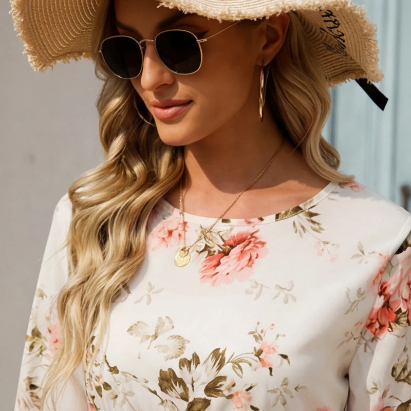 Limisol Maxi Dress - Soft Blossom - women's dress - Michael Verde - Image 2