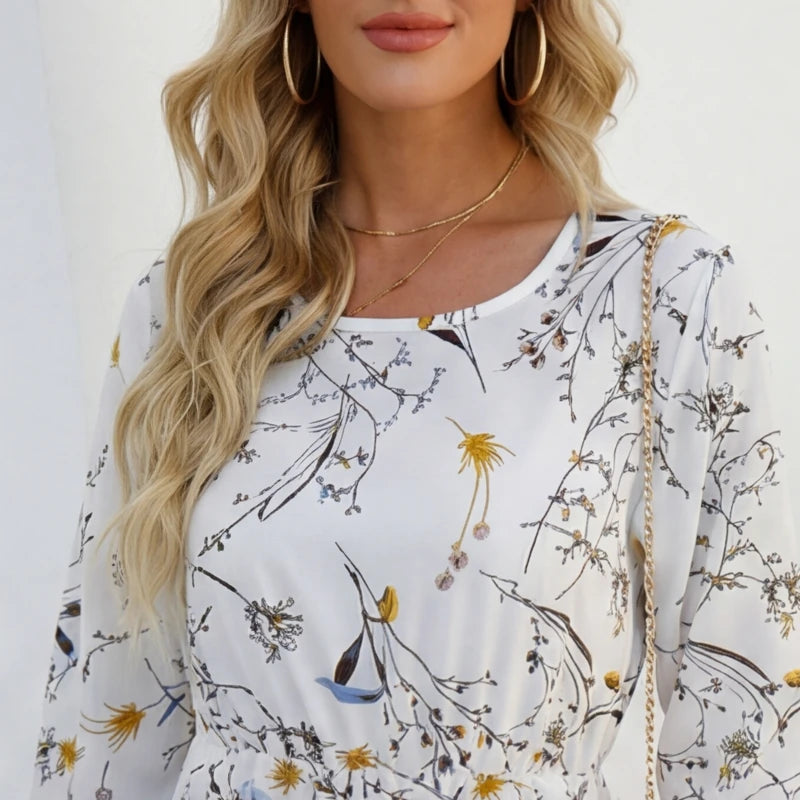 Limisol Maxi Dress - Milky White - chiffon dress - Michael Verde - Image 4