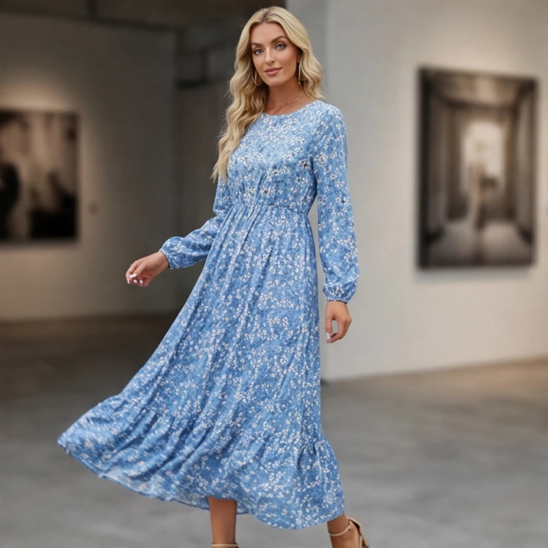 Limisol Maxi Dress - Sapphire Blue - Dress - Michael Verde - Image 1
