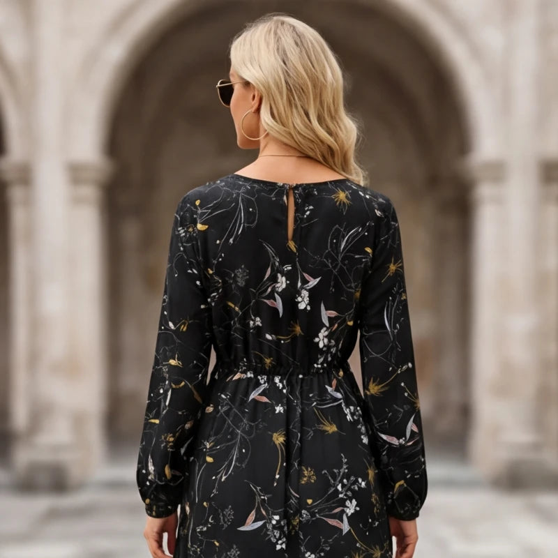 Limisol Maxi Dress - Midnight Garden - maxi dress - Michael Verde - Image 3