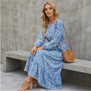 Limisol Maxi Dress - Sapphire Blue - women's dress - Michael Verde - Image 2