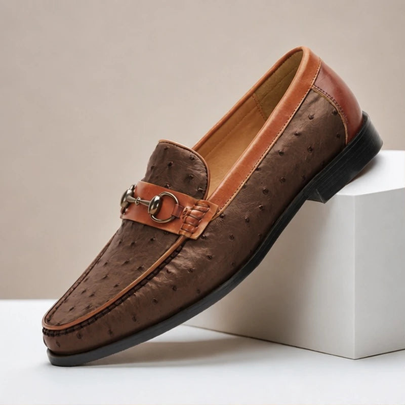 Marlow Leather Loafers - Brown - full grain leather - Michael Verde - Image 4